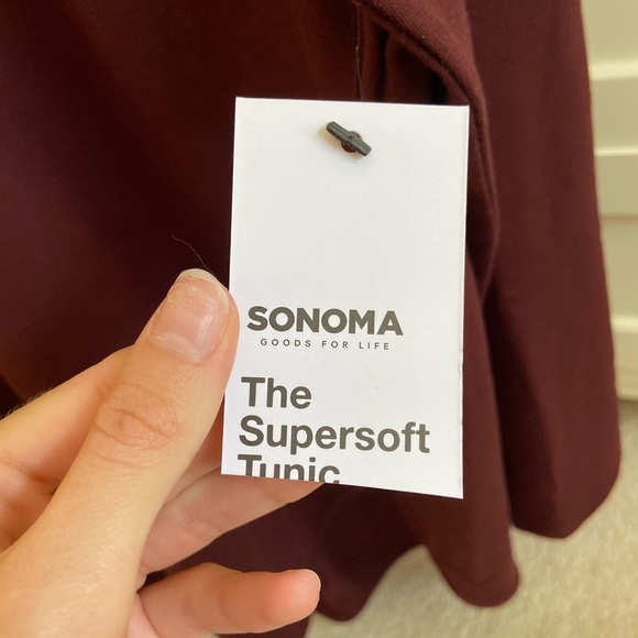 Maroon Sonoma Pull over Shirt - Picture 4 of 5